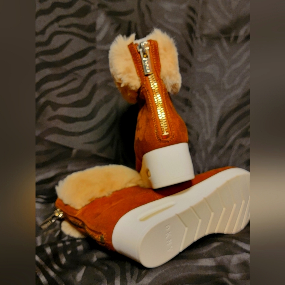 Authentic DKNY Wedge Bootie